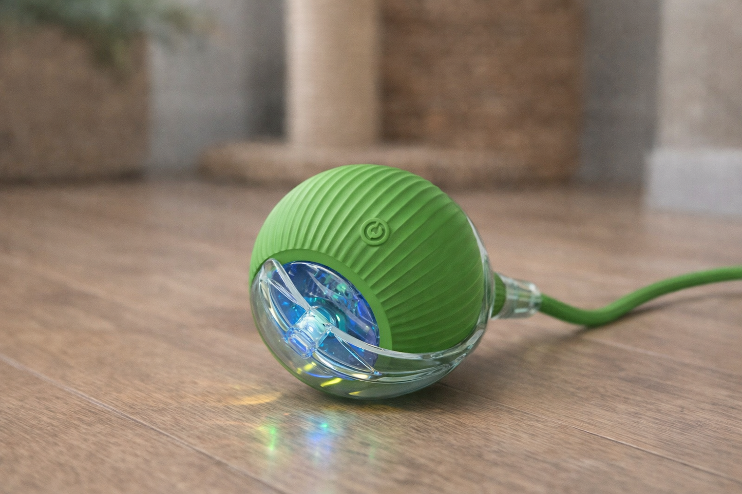 LunLux GlowSpin Cat Ball